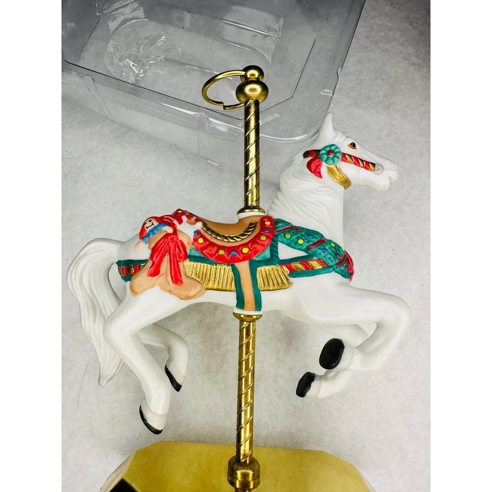 Hallmark Keepsake Ornament 1994 Tobin Fraley Carousel Collector Series Horse NIB